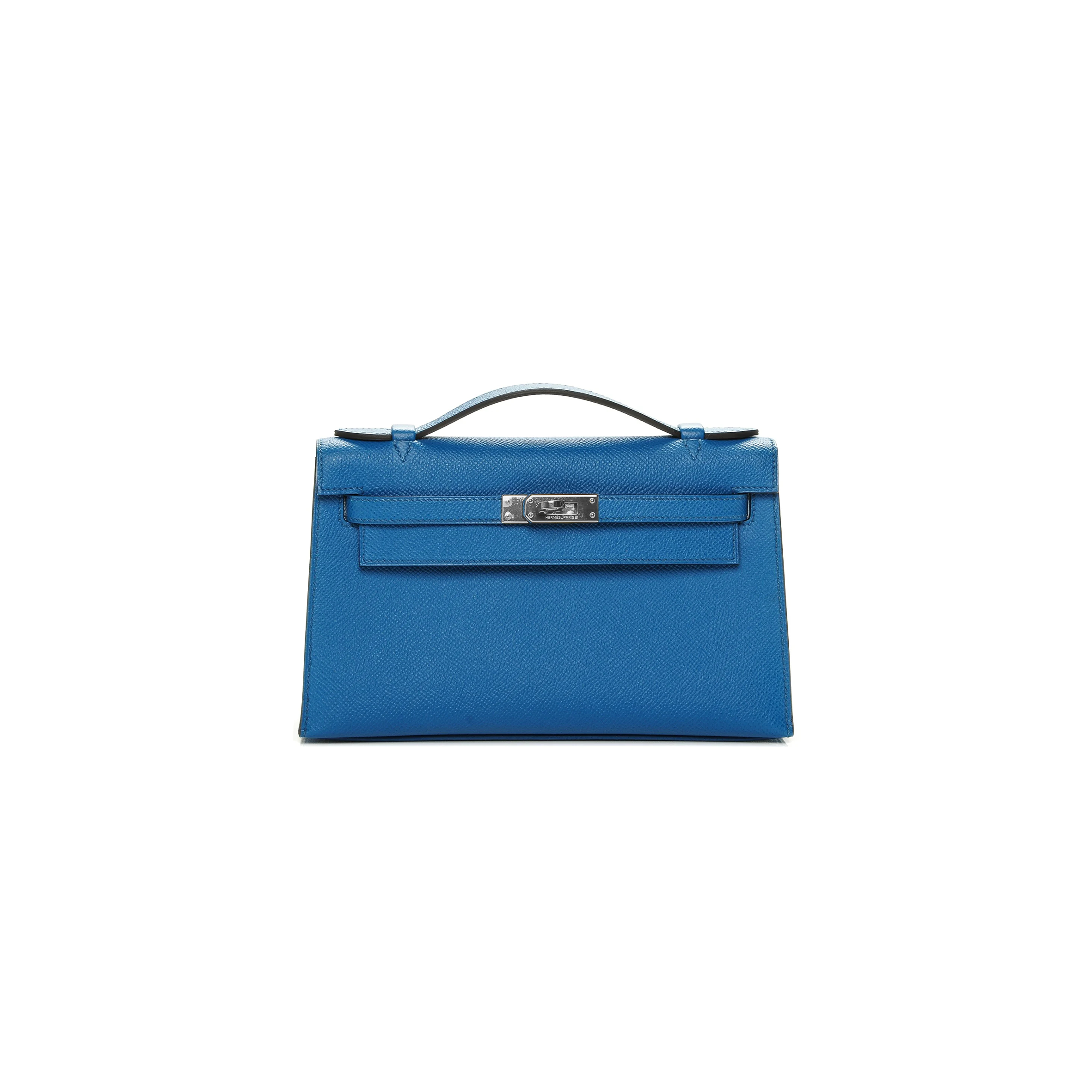 H**me5 master kelly pochette epsom bleu izmir palladium hardware (22*14*7cm)